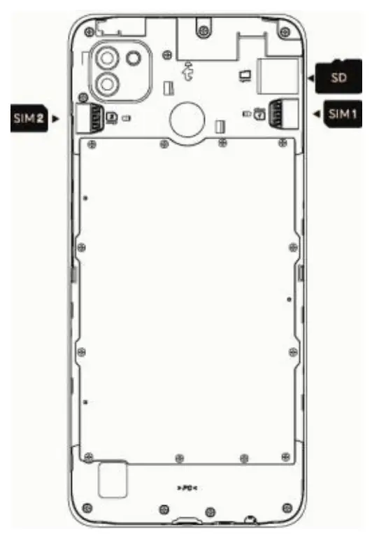 TECNO BC1 Smartphone - SD card