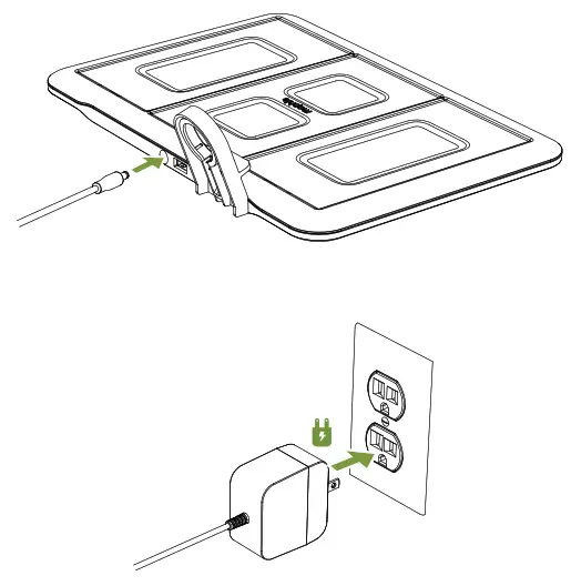 mophie CHGMAT4 4-In-1 Wireless Charging Mat -
