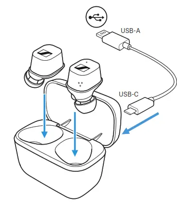 SENNHEISER CX400TW1 True Wireless Earbuds - fig