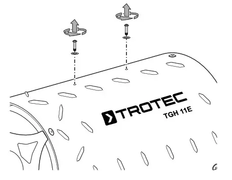 Trotec TGH11E Gas Heater Fan - Assembly and installation 1