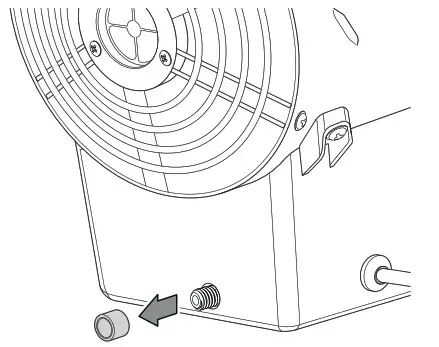 Trotec TGH11E Gas Heater Fan - Assembly and installation 5