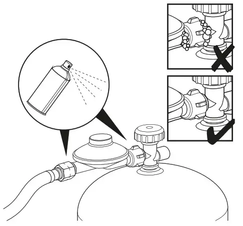 Trotec TGH11E Gas Heater Fan - Assembly and installation 8