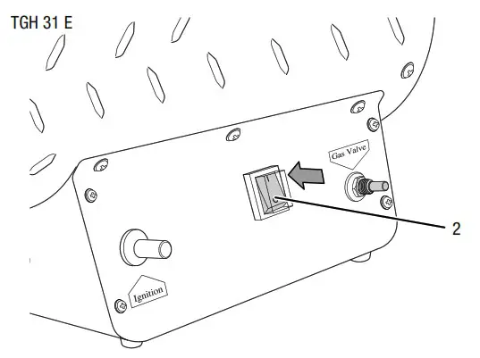 Trotec TGH11E Gas Heater Fan - Operation 3