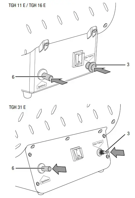 Trotec TGH11E Gas Heater Fan - Operation 4