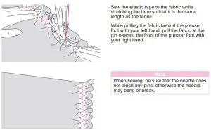 FIG 101 Stretch stitch
