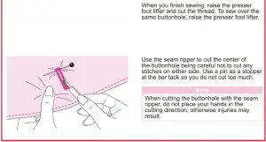 FIG 113 Buttonhole stitch