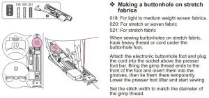 FIG 115 Buttonhole stitch