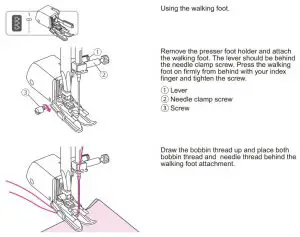 FIG 154 Walking foot