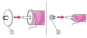 FIG 17 Winding the bobbin