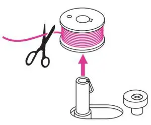 FIG 24 Winding the bobbin