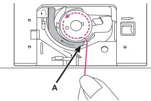 FIG 27 Inserting the bobbin