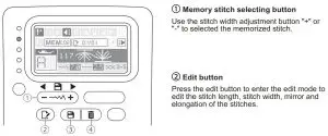 FIG 63 Memory function buttons