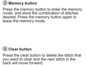 FIG 64 Memory function buttons