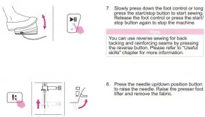 FIG 90 Starting to sew