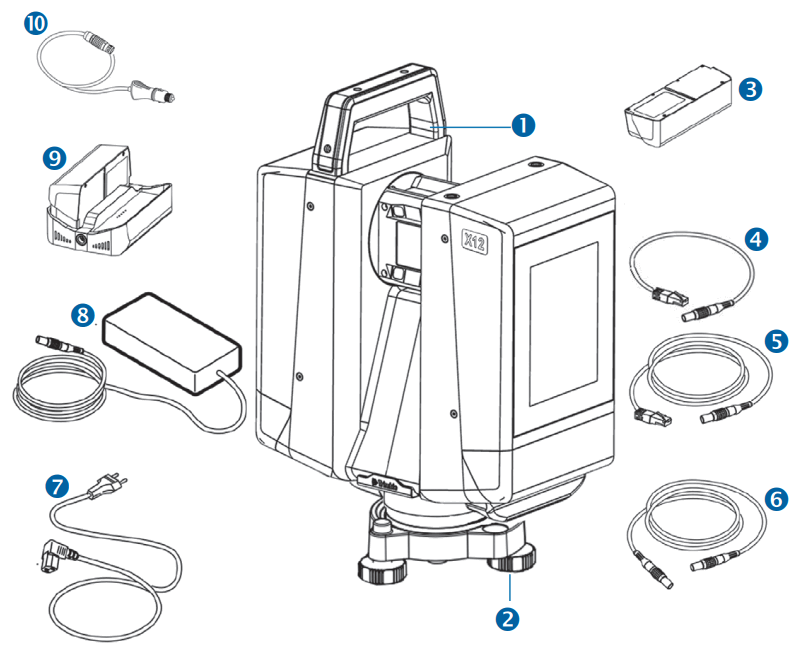 trimble X12 3D LASER SCANNER - SYSTEM