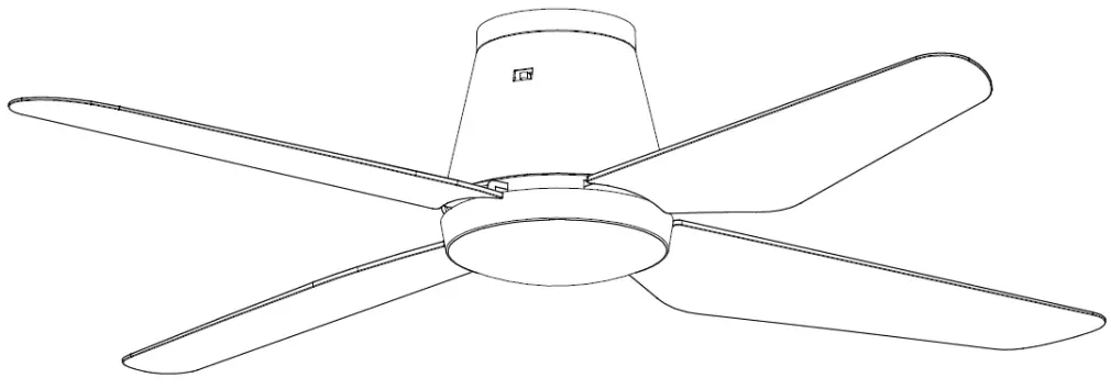 LUCCIAIR SKU-212999 AIRFUSION ARIA CTC CEILING FAN
