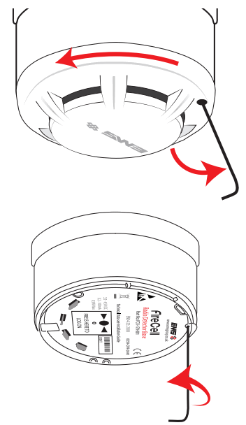 Firecell FCX 170-001 Wireless Detector - Optional device locking1