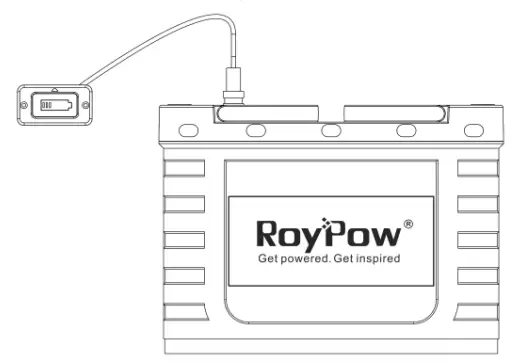 RoyPow S2450 Floor Cleaning Machine Battery 1