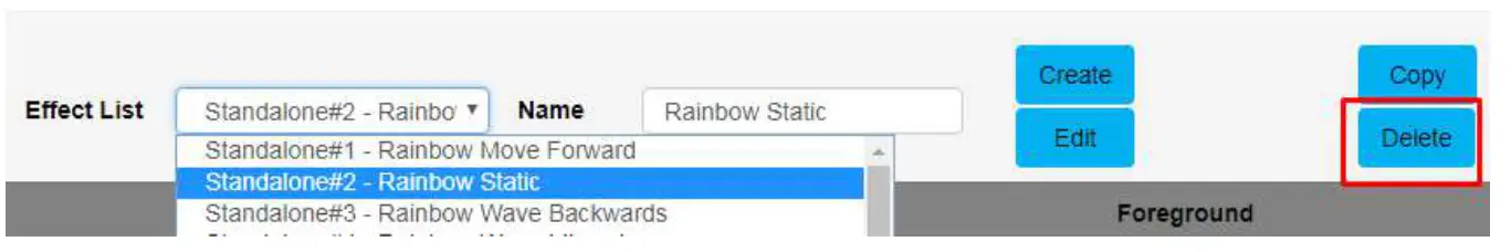 ENTTEC ENT71521 OCTO MK2 DIN Rail LED Pixel Controller - Delete button