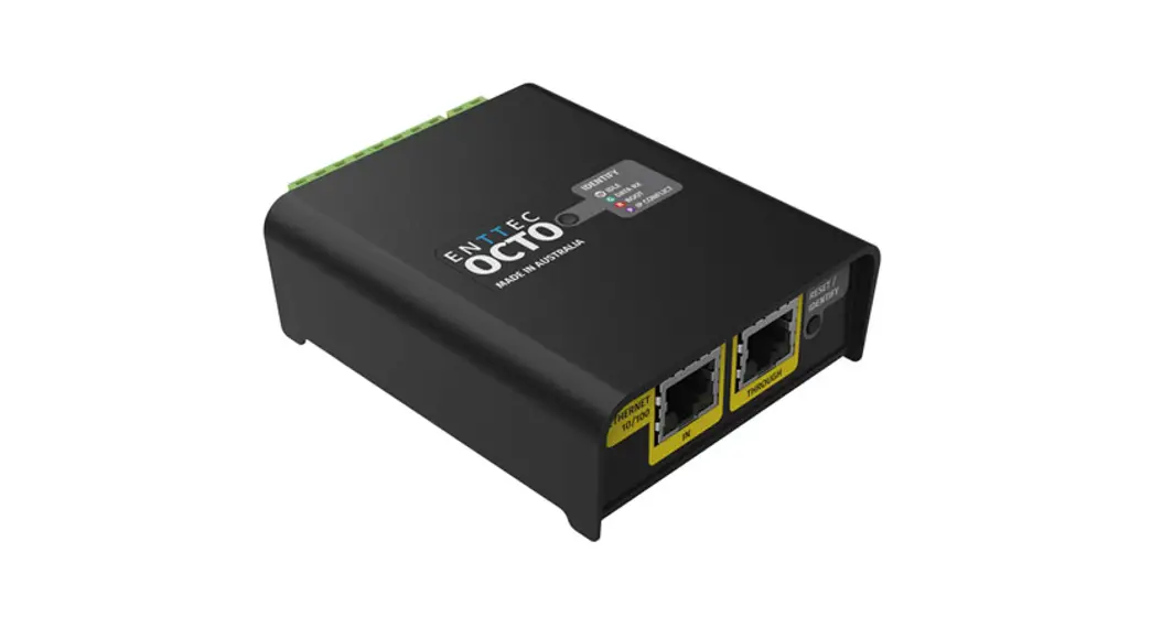 Enttec Ent71521 Octo Mk2 Din Rail Led Pixel Controller User Manual