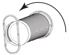 emerio PAC 127033.1 Portable Air Conditioner - exhaus