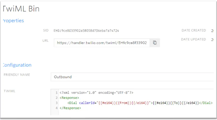 Software s Twilio setup for StarLeaf VoiceConnect 8