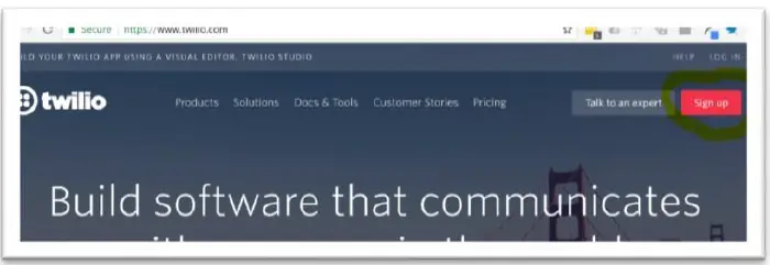 Software s Twilio setup for StarLeaf VoiceConnect PRODUCT