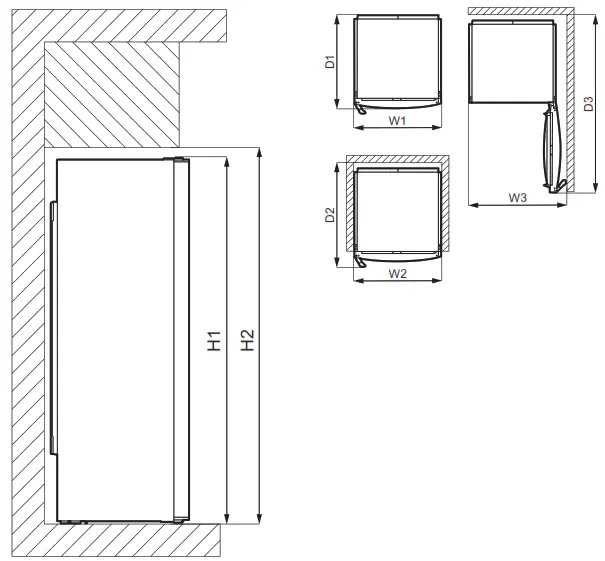 Electrolux LRS2DE39W Freestanding Refrigerator - 1