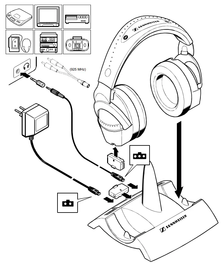 SENNHEISER Wireless RS 65 Headphone 1