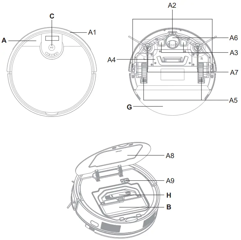 eta ZERO 2 in 1 Robot Vacuum Cleaner - Fig 9