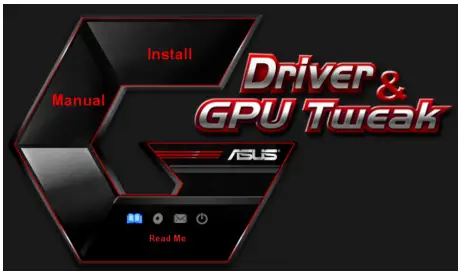 ASUS RX 580 Graphics Card - Viewing the Read Me file