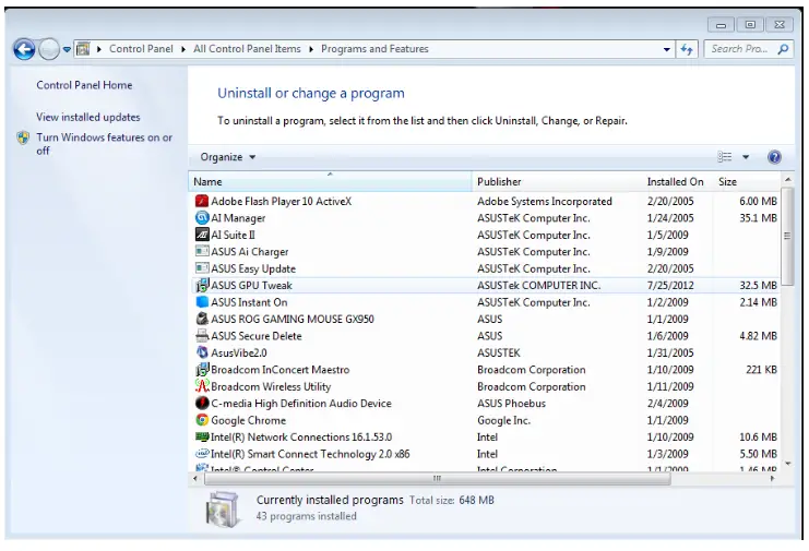ASUS RX 580 Graphics Card - weak