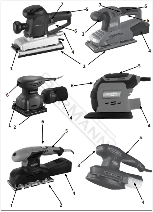 BORMANN BSS Series Pro Hand Grinder 180W-1