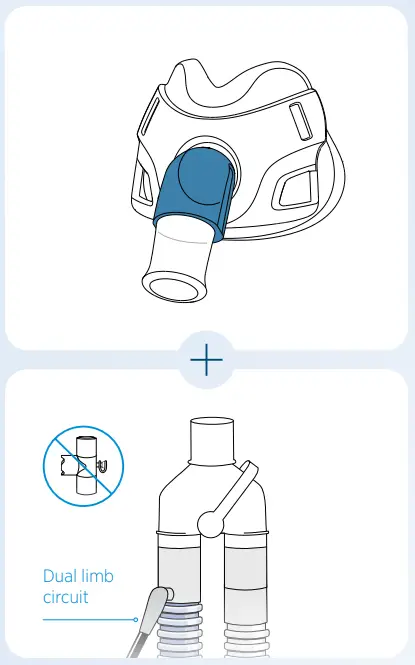 FISHER PAYKEL RT040 Series Hospital Under Nose Mask-fig3