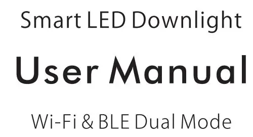 Ecobene Lighting ECO-SDWB15W Smart LED Downlight User Manual