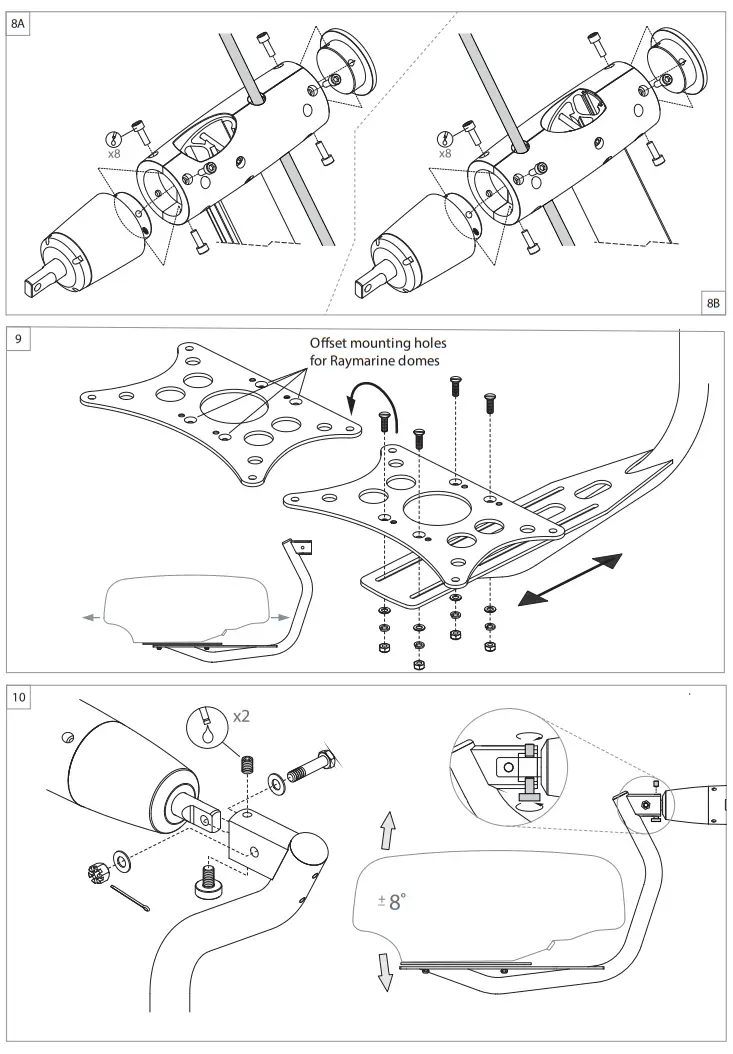 SCANSTRUT LMB F1 Backstay Self Levelling Mount - Fig 2