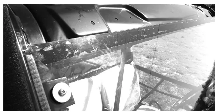 FALCON RIDGE JD-835-WD05 John Deere 835 Aero-Vent Polycarbonate Windshield - Below