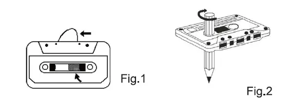 Studebaker SB2135BT Portable Stereo CD Player with Bluetooth AM-FM Stereo Radio and Cassette Player-Recorder fig 6