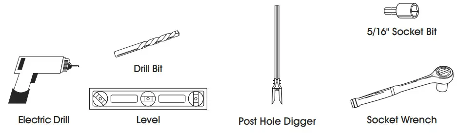 ULINE H-5942, H-5943, H-5944, - tools