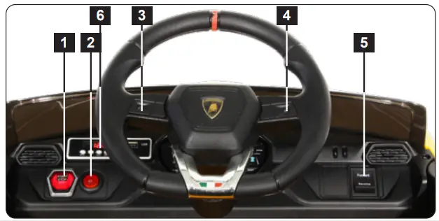 JAMARA 460623 Ride-On Lamborghini Urus Kids Car - fig 4