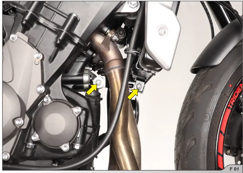 Akrapovi Triumph Trident 660 Racing Line Motorcycle Exhaust - FIG1