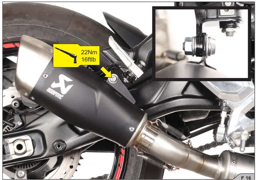 Akrapovi Triumph Trident 660 Racing Line Motorcycle Exhaust - FIG16