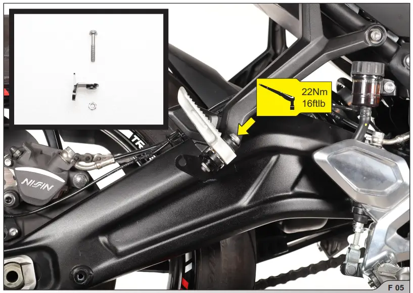 Akrapovi Triumph Trident 660 Racing Line Motorcycle Exhaust - FIG5