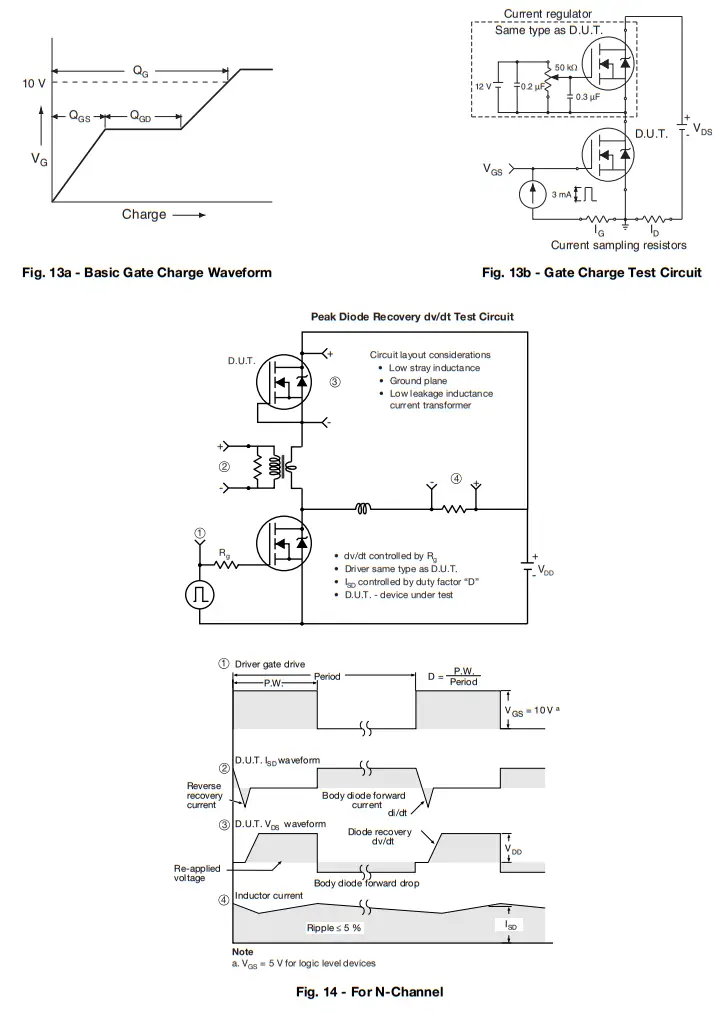 VISHAY IRF540 Power MOSFET fig 4