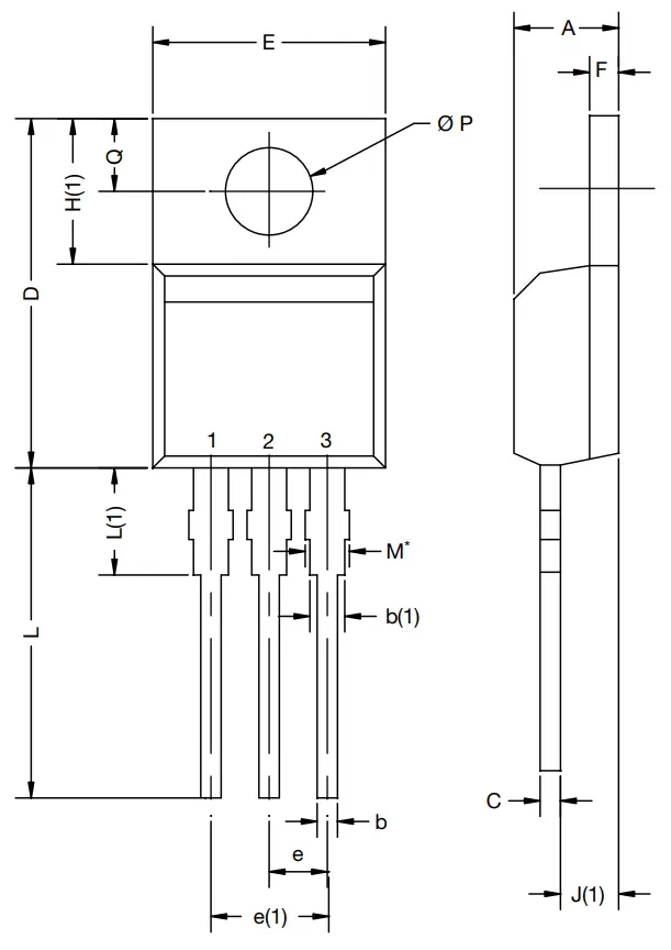 VISHAY IRFBC40A Power MOSFET fig 1