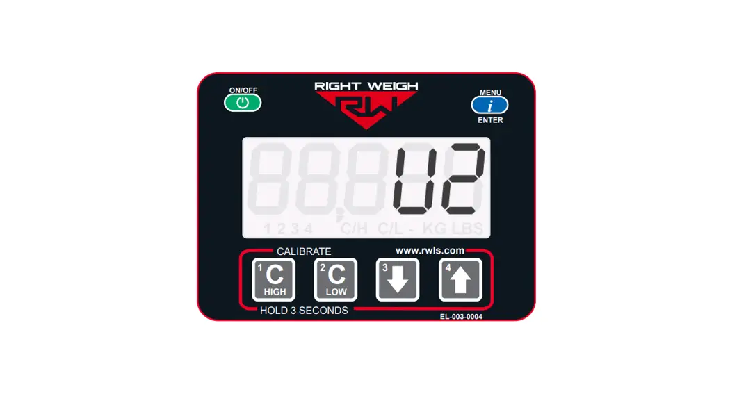 Right Weigh 201-ebt-20b Exterior Digital Spring Suspension Scale Installation Guide