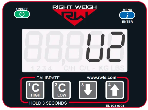RIGHT WEIGH 201-EBT-20B Exterior Digital Spring Suspension Scale