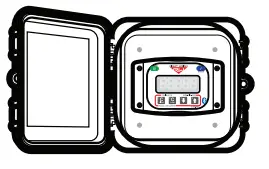 RIGHT WEIGH 201-EBT-20B-WB Gauge and Mounting Bracket fig 1