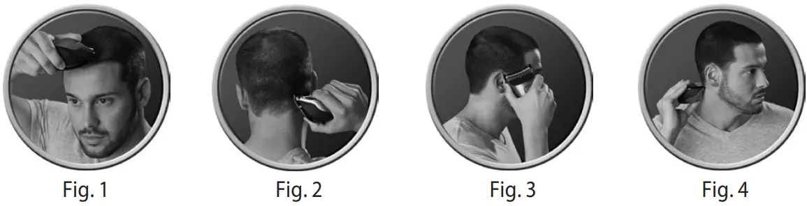 INSTRUCTIONS FOR CUTTING HAIR