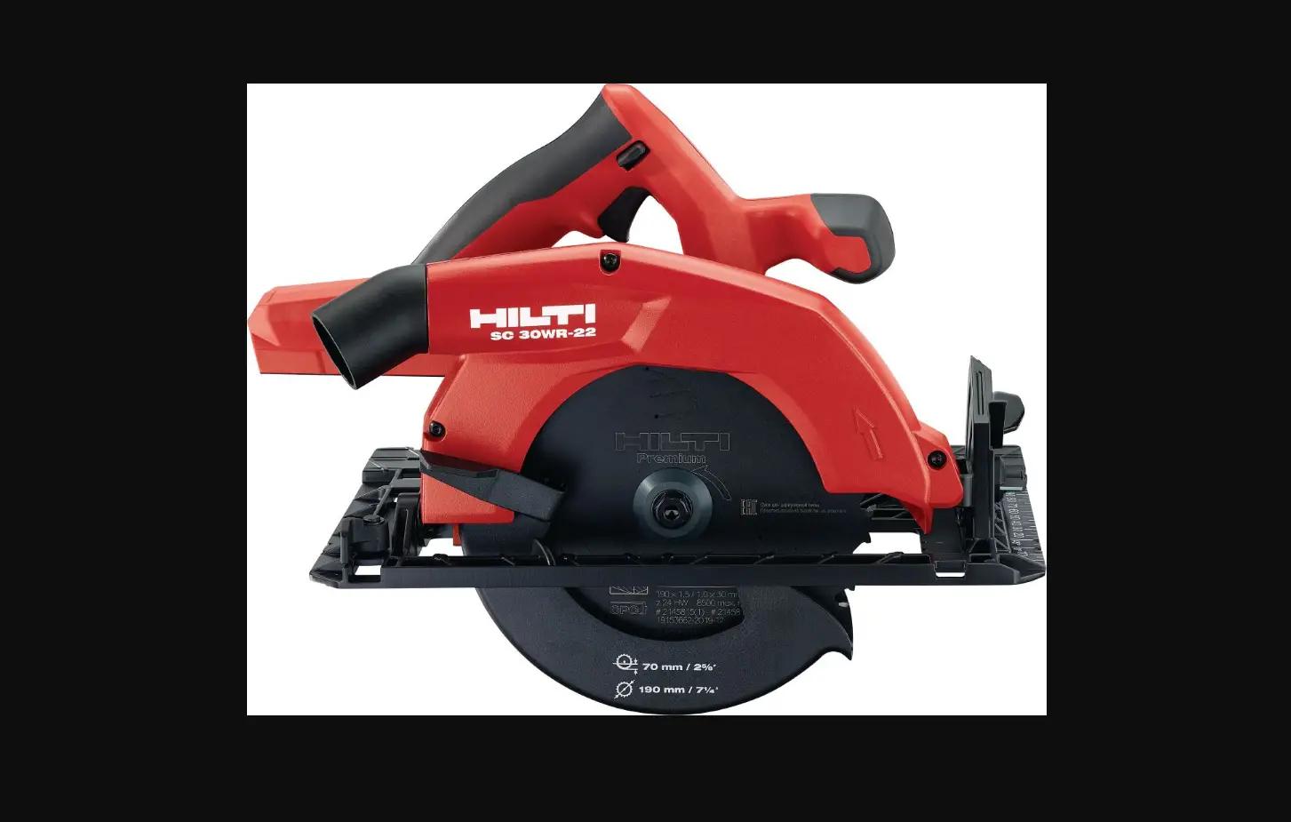 Hilti Sc 30wr-22 Cordless Circular Saw User Guide